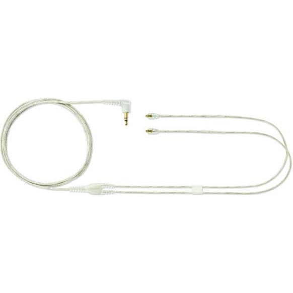 Shure EAC64CL Earphone Cable with Gold-Plated MMCX Connectors (Clear, 64")