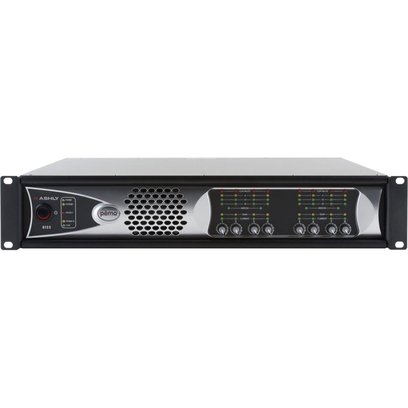 Ashly pema 8125.70 Network Power Amplifier with Protea DSP (8 x 125W @ 70V)