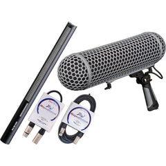 Sennheiser MKH416-P48 Basic Bundle Shotgun Mic with Windshield and Cables Image 1
