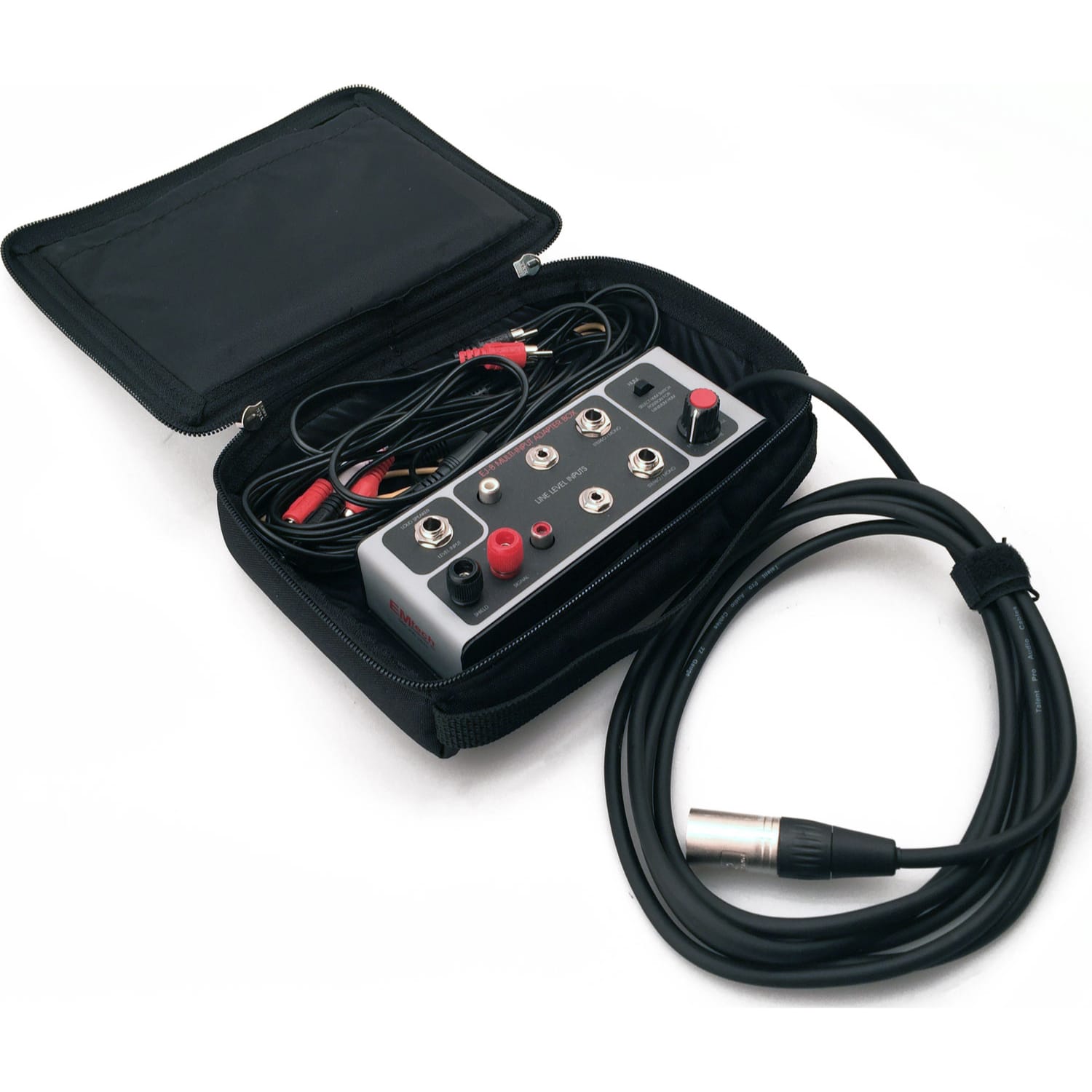 Emtech EJ-8 The Crab Multi-Input Audio Adapter with Mic Level Output, No Telephone (Crab Box)