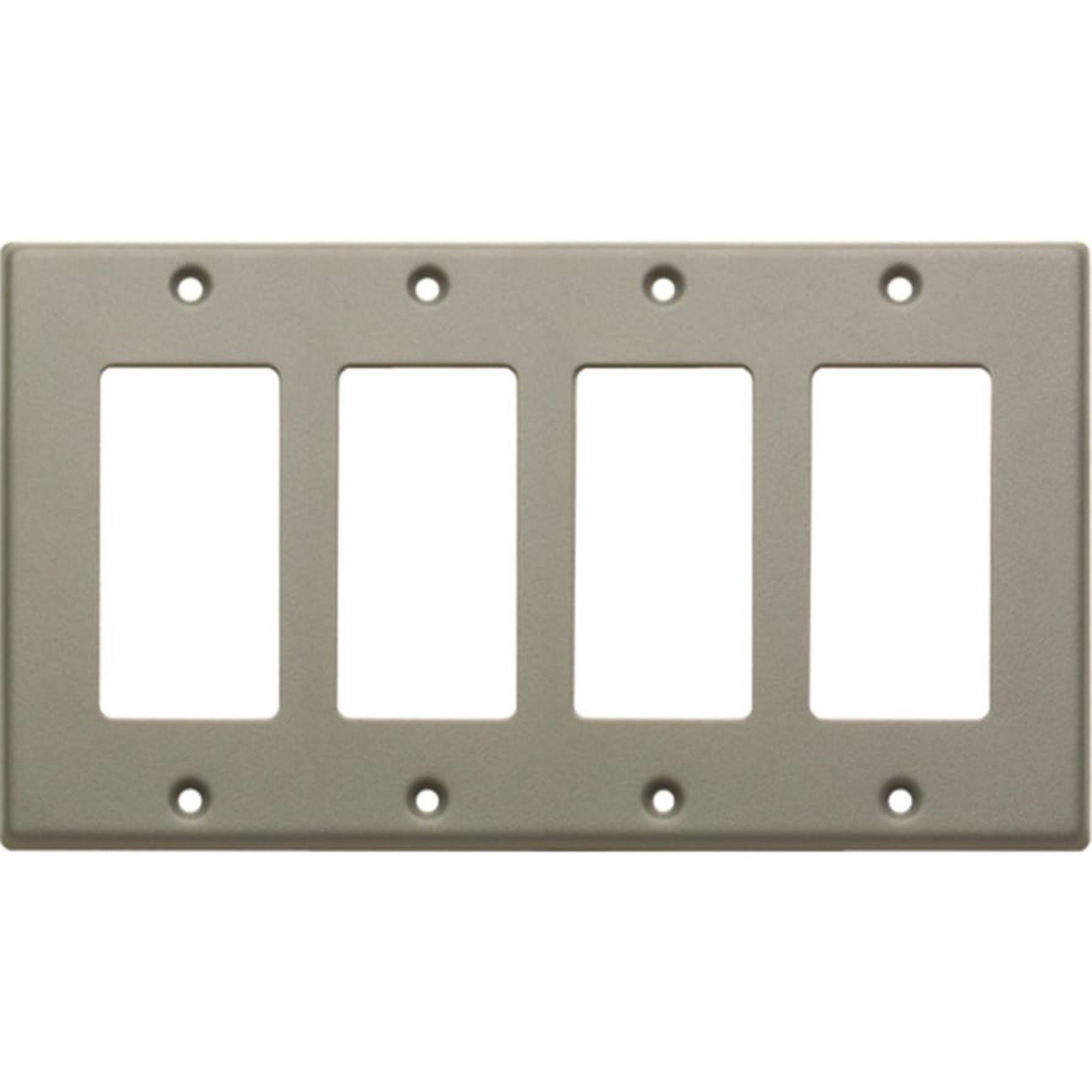 RDL CP-4G Quadruple Cover Plate (Grey)