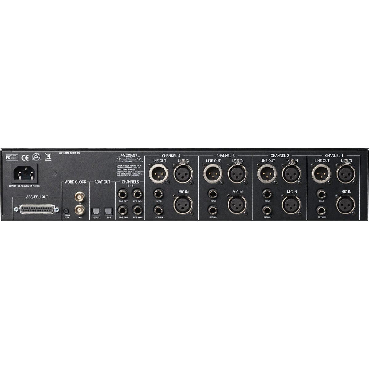 Universal Audio 4-710d Tone Blending Twin-Finity Microphone Preamp and DI