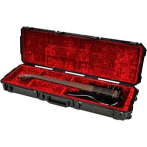 SKB 3i-5014-OP iSeries Waterproof ATA Open Cavity Bass Guitar Case with Wheels