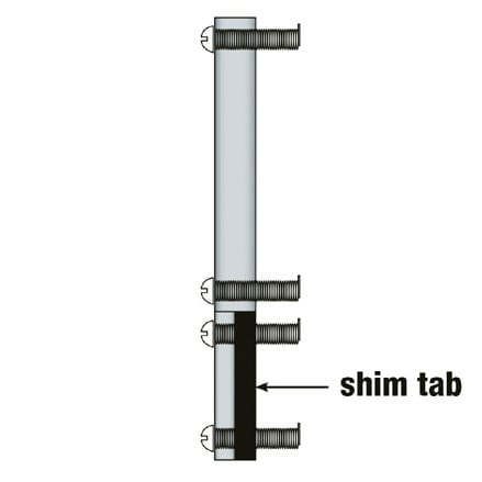 Middle Atlantic ST1MP Shim Tabs (100 Pack)