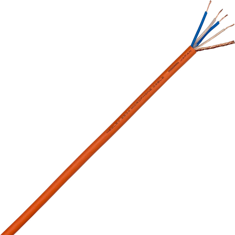 Mogami W2534 Neglex Quad Microphone Cable (Orange, By the Foot)