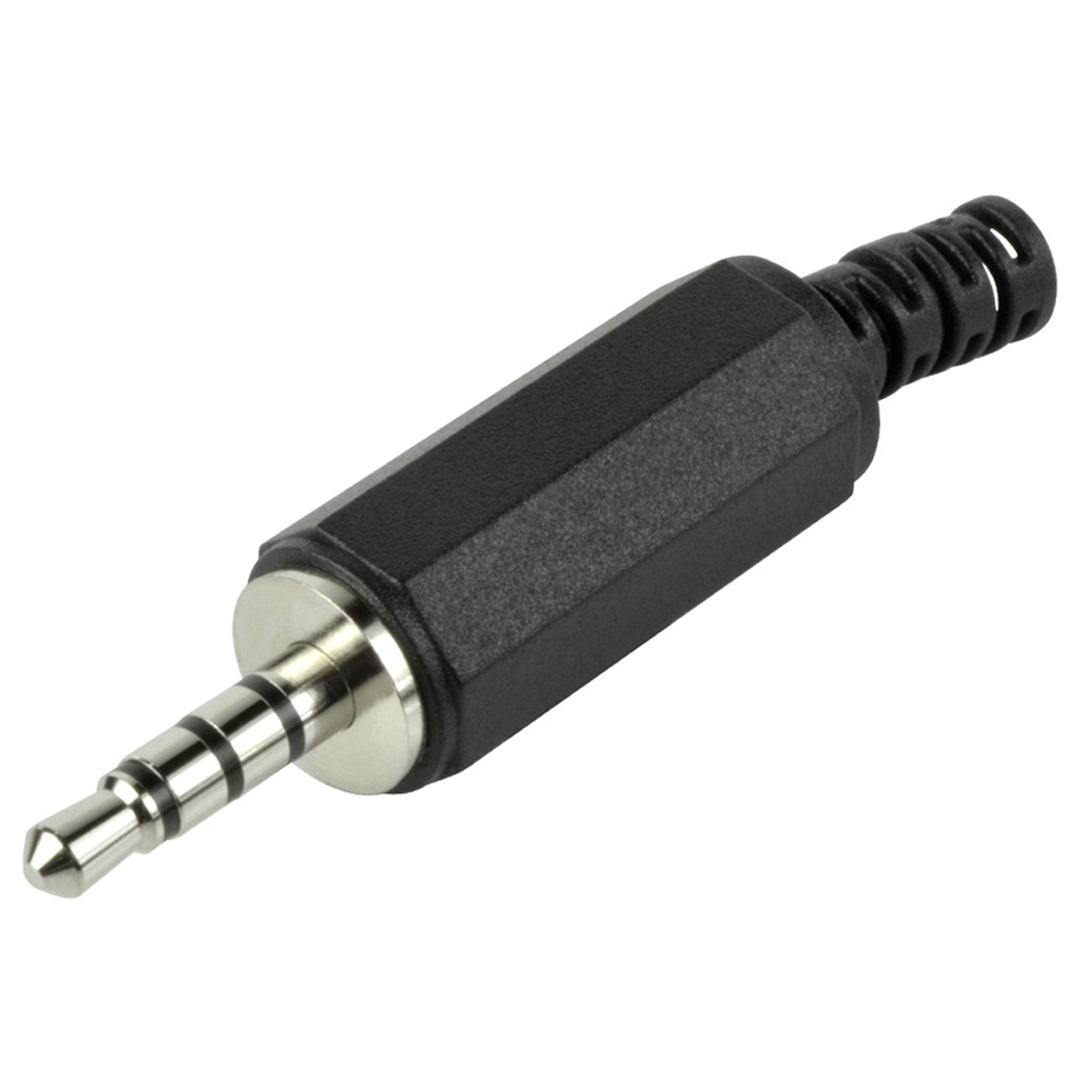 Mouser CUI Devices SP-3540 In-Line 3.5mm (1/8") TRRS 4-Conductor Male Connector