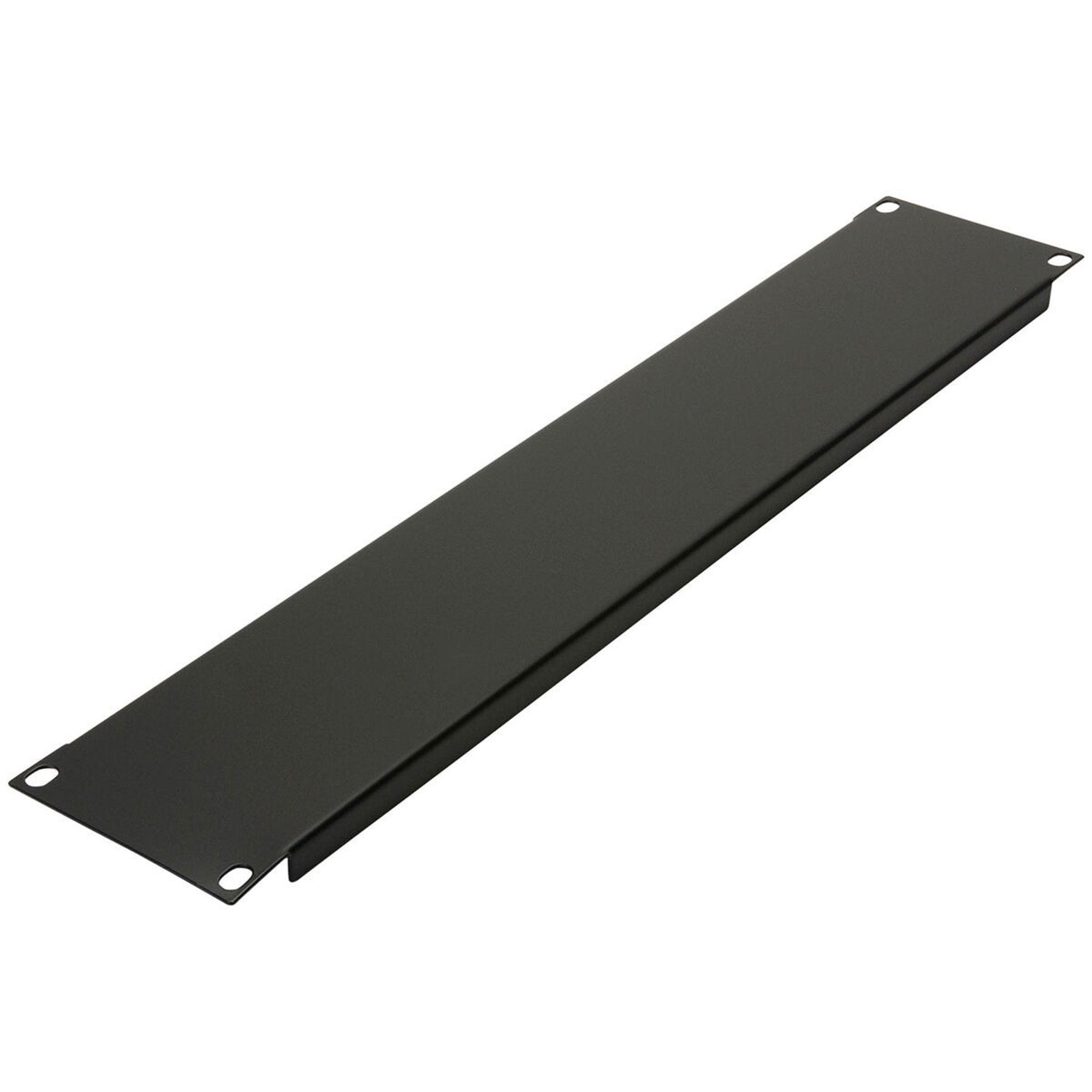 Penn Elcom R1268/2UK Rack Panel Steel Flanged Black (2U)