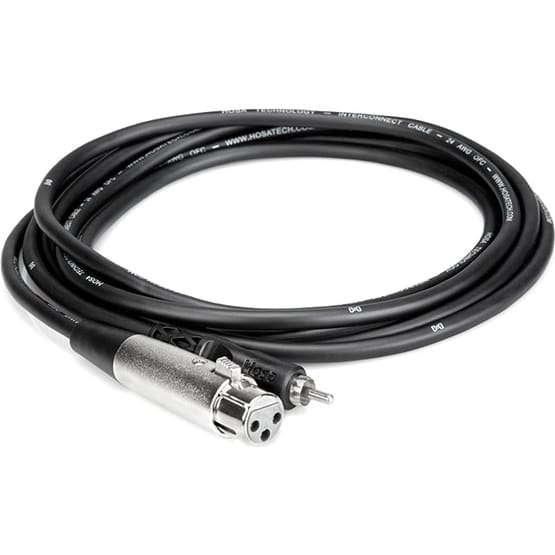 Hosa XRF-102 Female XLR to RCA Cable (2')