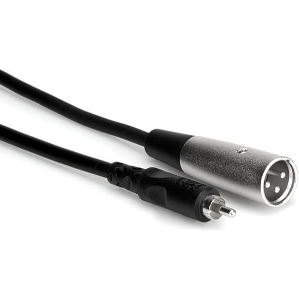 Hosa XRM-102 Male XLR to RCA Cable (2')