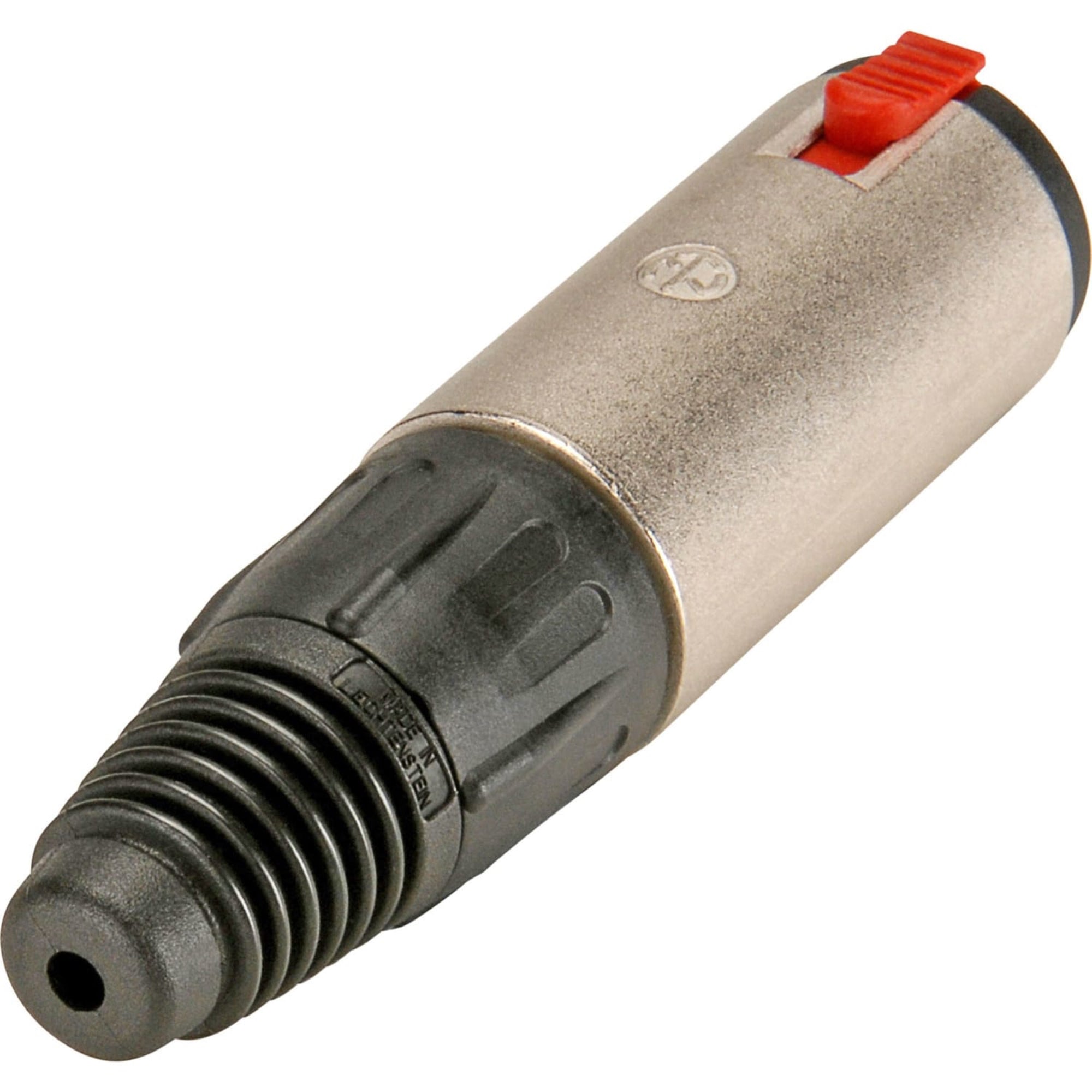 Neutrik NJ3FC6 Locking Female 1/4" TRS Stereo Cable Jack (Nickel/Silver, Box of 50)