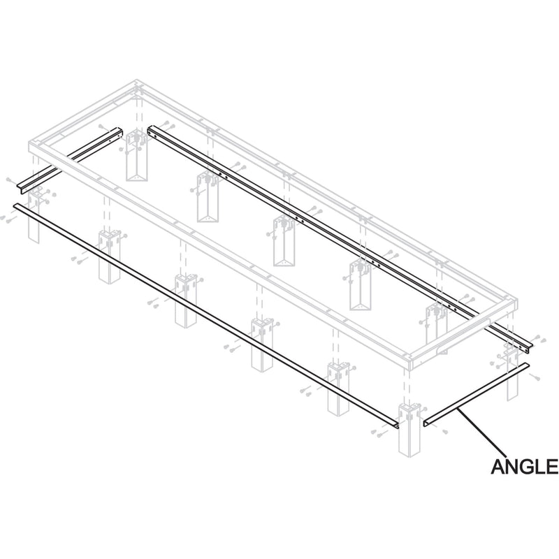 Middle Atlantic ANGLE-4-36 Raised Floor Support Angles