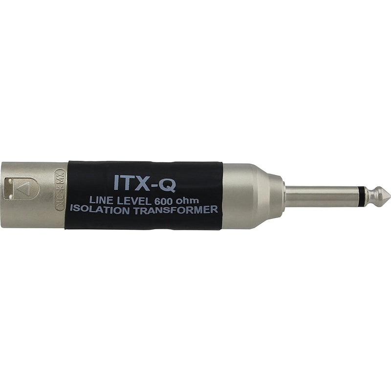 RapcoHorizon Pro Co ITXQ In-Line Male XLR to Male 1/4" TS Isolation Transformer