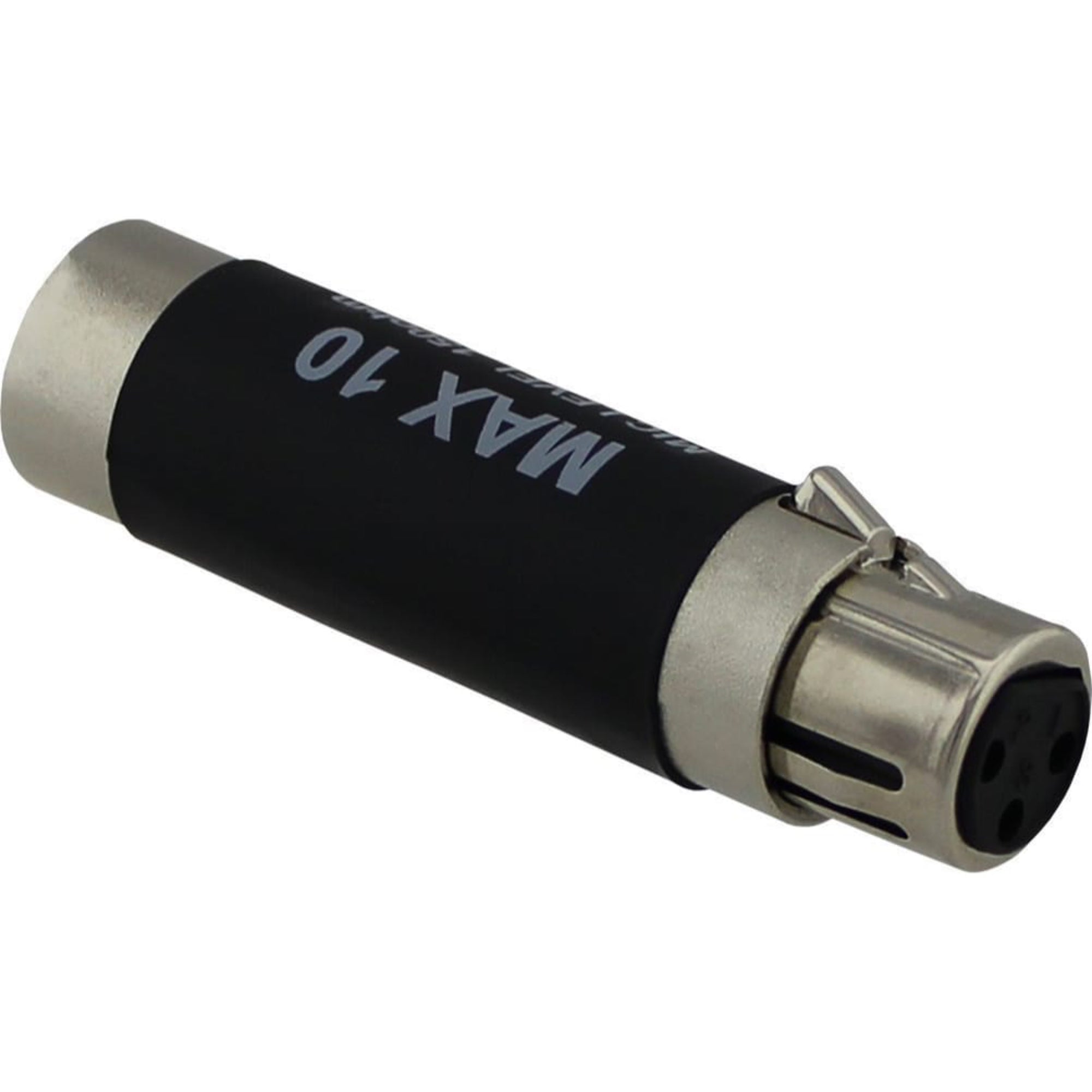 RapcoHorizon Pro Co MAX10 In-Line Pad with 10 dB of Mic Attenuation, XLR Male to Female