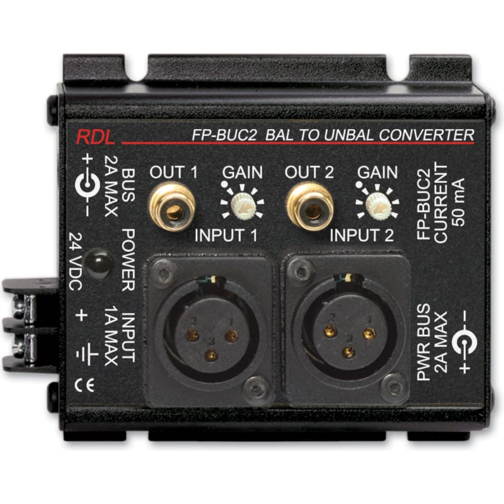 RDL FP-BUC2 Balanced to Unbalanced Converter 2 Channel