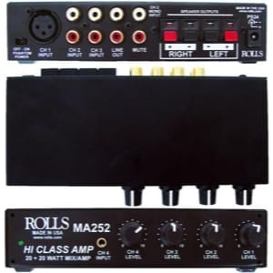 Rolls MA252 Stereo 20 Watt Mixer Amplifier