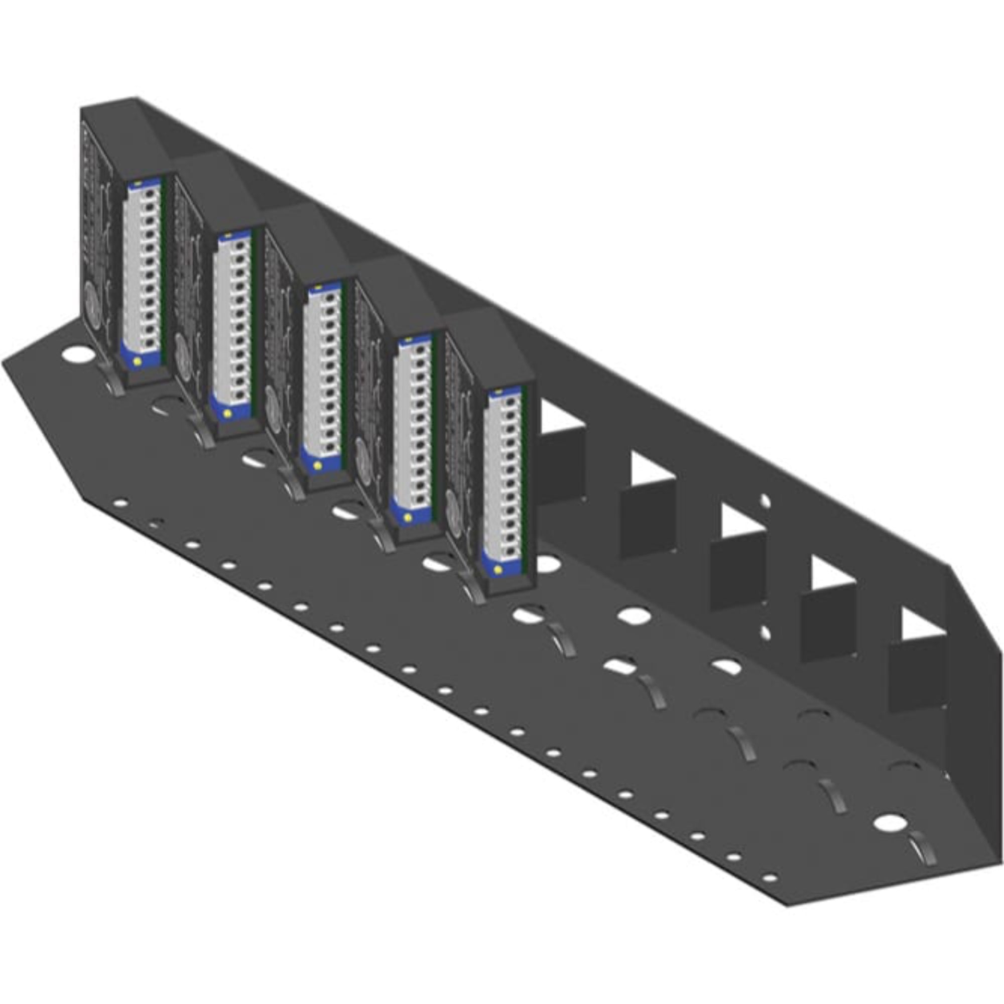 RDL SR-10 Stick-On Series 19" Mounting Rack 10 Modules