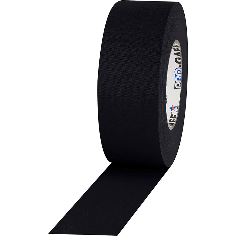 ProTapes Pro Gaff Premium Matte Cloth Gaffers Tape 2" x 55yds (Black, Case of 24)