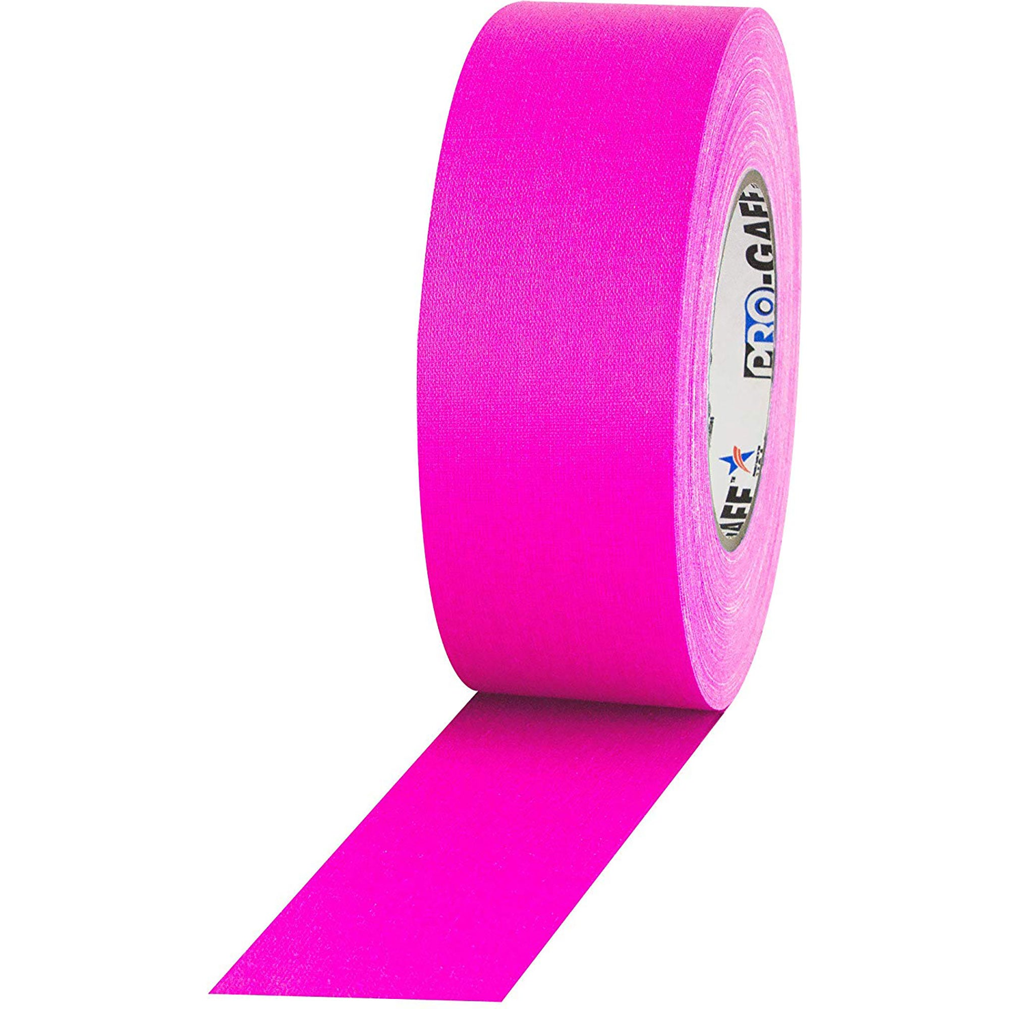 ProTapes Pro Gaff Premium Matte Cloth Gaffers Tape 2" x 50yds (Fluorescent Pink, Case of 24)