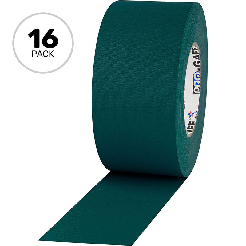 ProTapes Pro Gaff Premium Matte Cloth Gaffers Tape 3" x 55yds (Teal, Case of 16)
