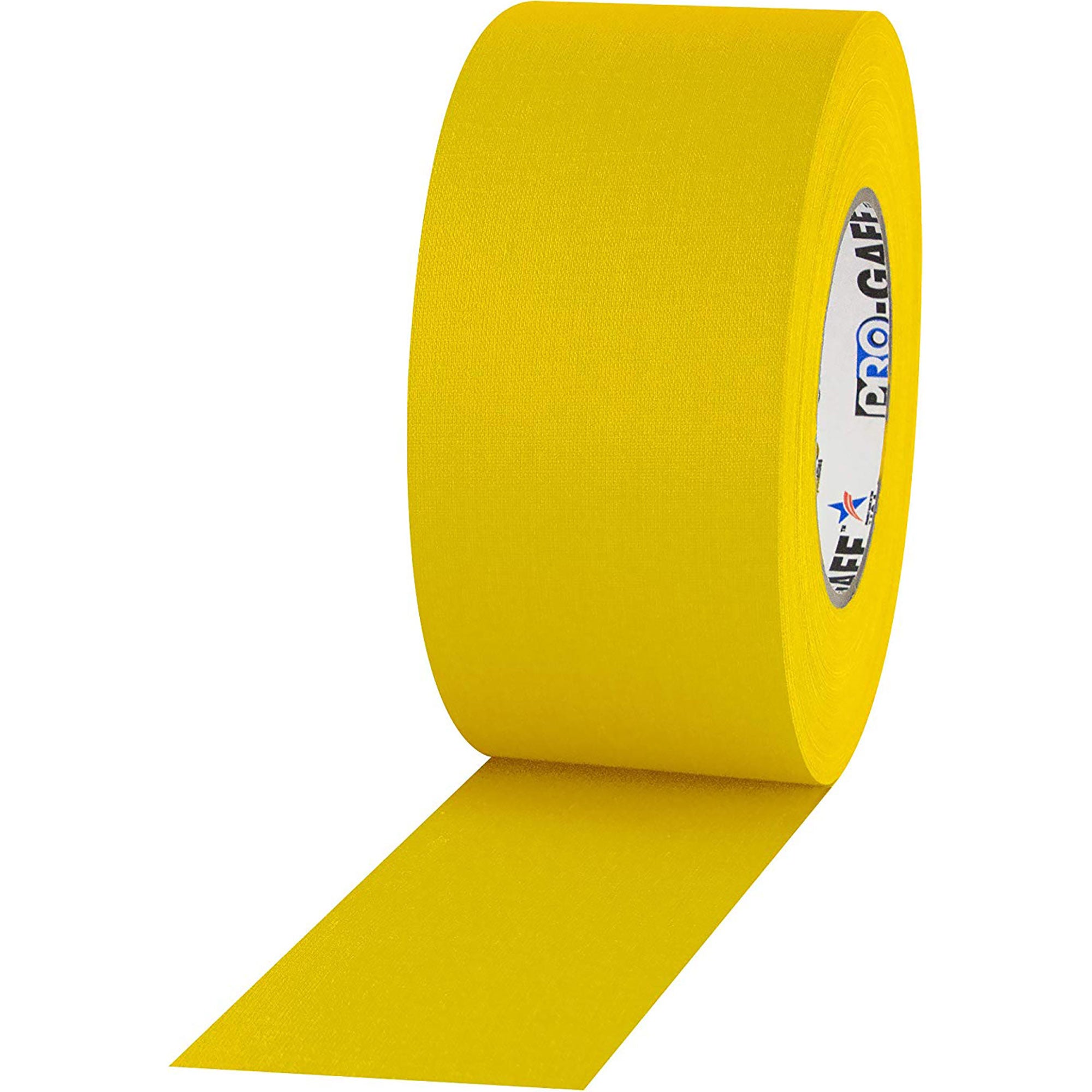 ProTapes Pro Gaff Premium Matte Cloth Gaffers Tape 3" x 55yds (Yellow, Case of 16)
