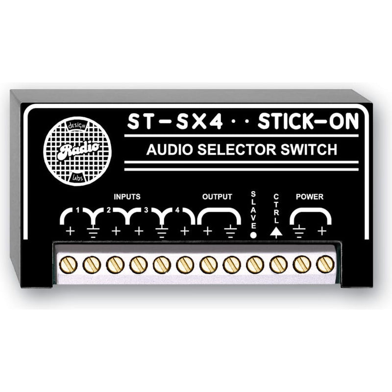 RDL ST-SX4 Unbalanced Audio Switcher 4x1
