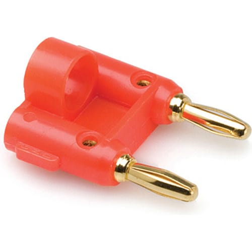 Hosa BNA-240 Dual Banana Plug (Red)