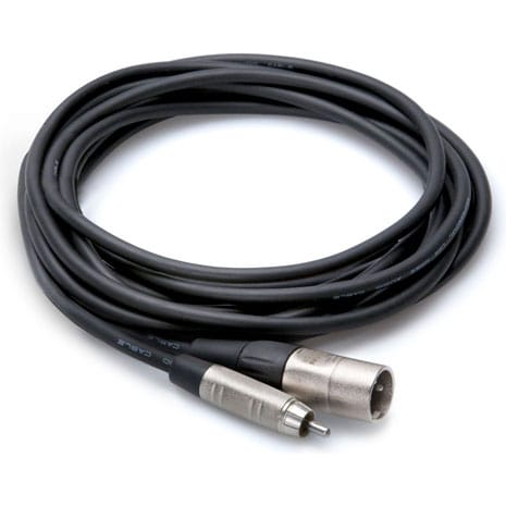 Hosa HRX-005 Pro Unbalanced Interconnect Cable (5')