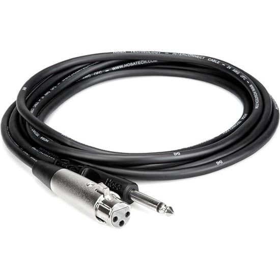 Hosa PXF-102 1/4" TS to XLR Female Unbalanced Interconnect Cable (2')