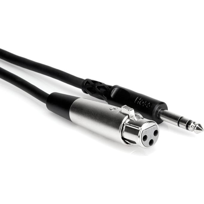 Hosa STX-103F 1/4" TRS Male to XLR Female Balanced Interconnect Cable (3')