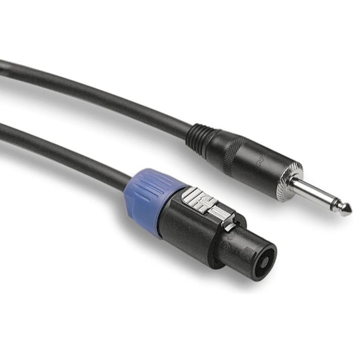 Hosa SKT-475Q Pro speakON to 1/4" Speaker Cable (75')