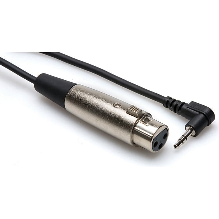 Hosa XVS-101F Camcorder Microphone Cable (1')