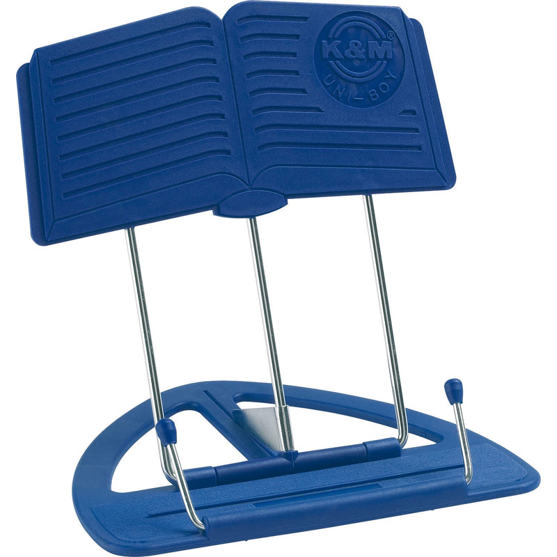 K&M Stands 12450 Uni-Boy Classic Book Stand (Blue)