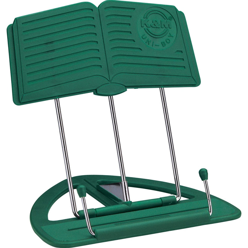 K&M Stands 12450 Uni-Boy Classic Book Stand (Green)
