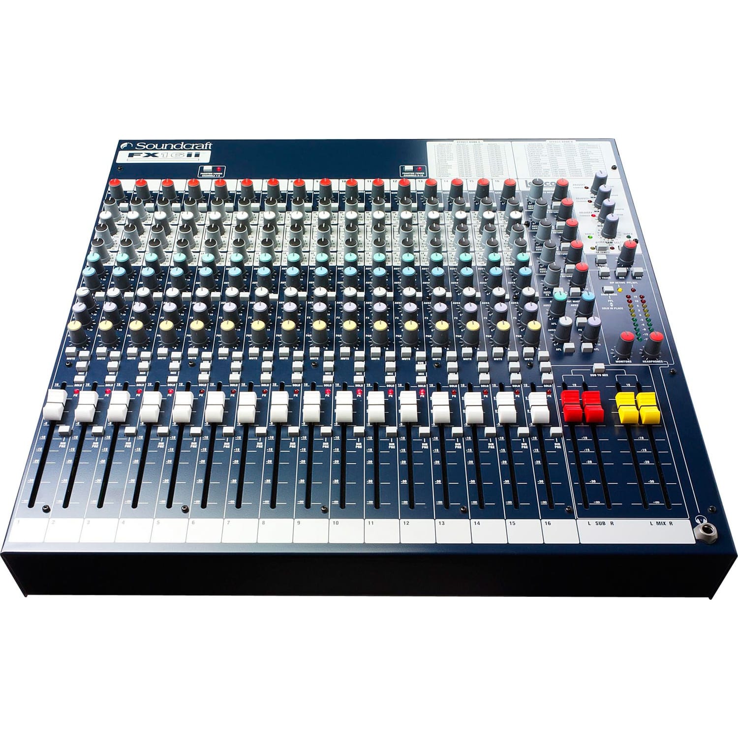 Soundcraft FX16ii 16-Channel Mixer with Built-In Lexicon Effects Processor