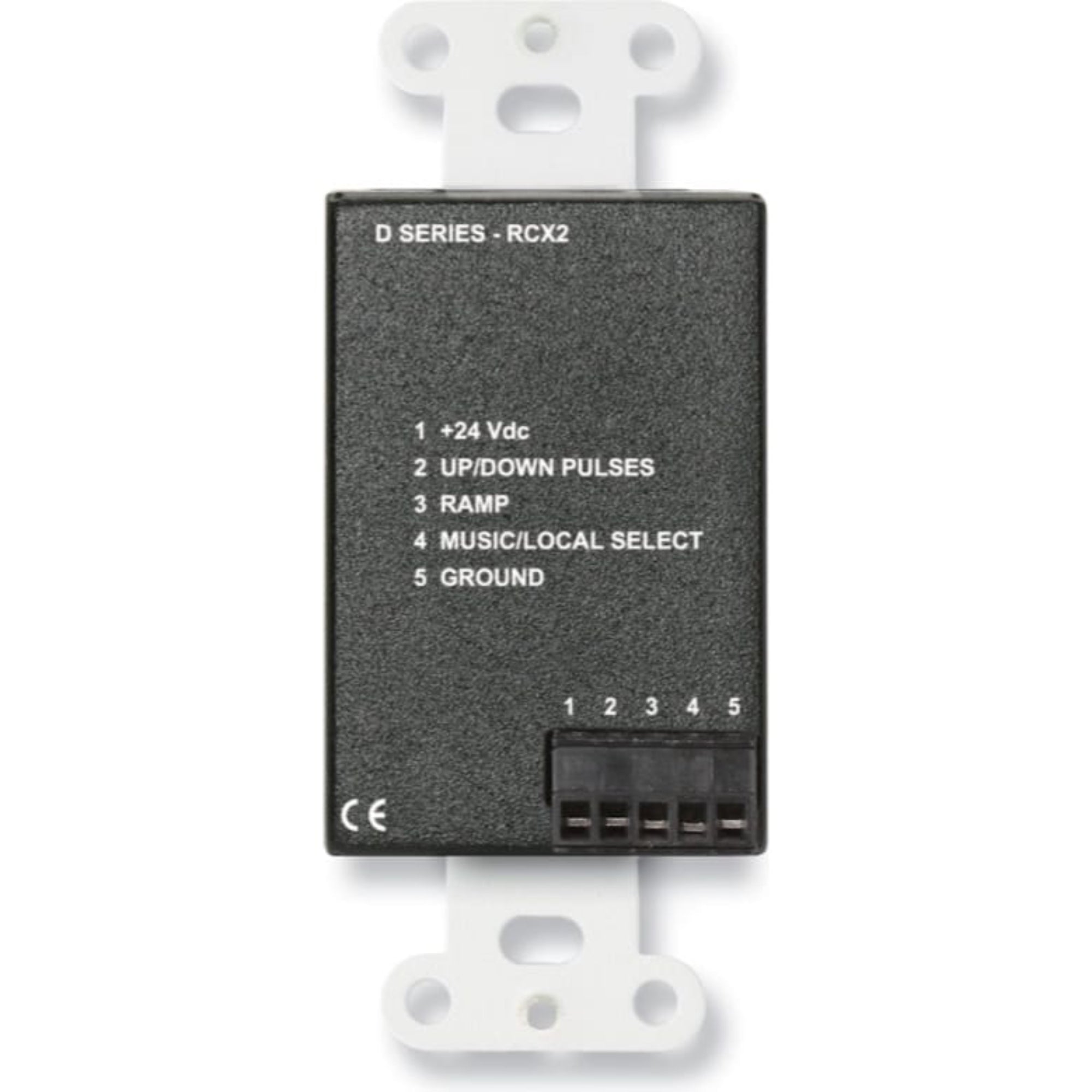 RDL DB-RCX2 Room Control for RCX-5C on Decora Plate (Black)
