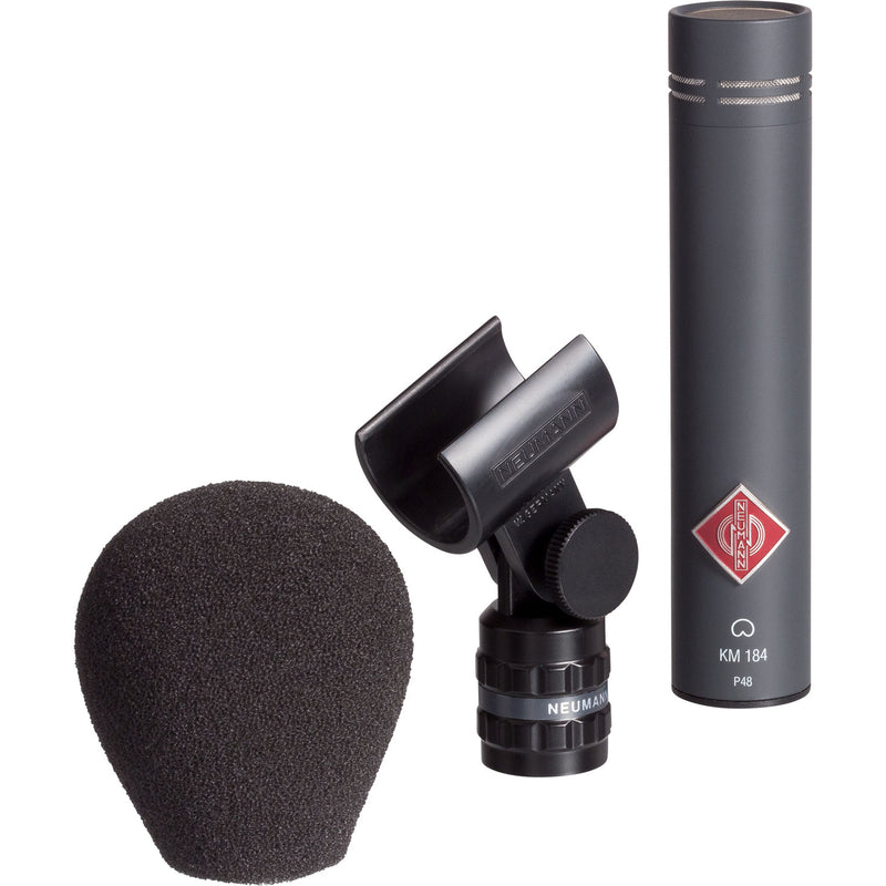 Neumann KM 184 MT Cardioid Condenser Microphone (Matte Black)