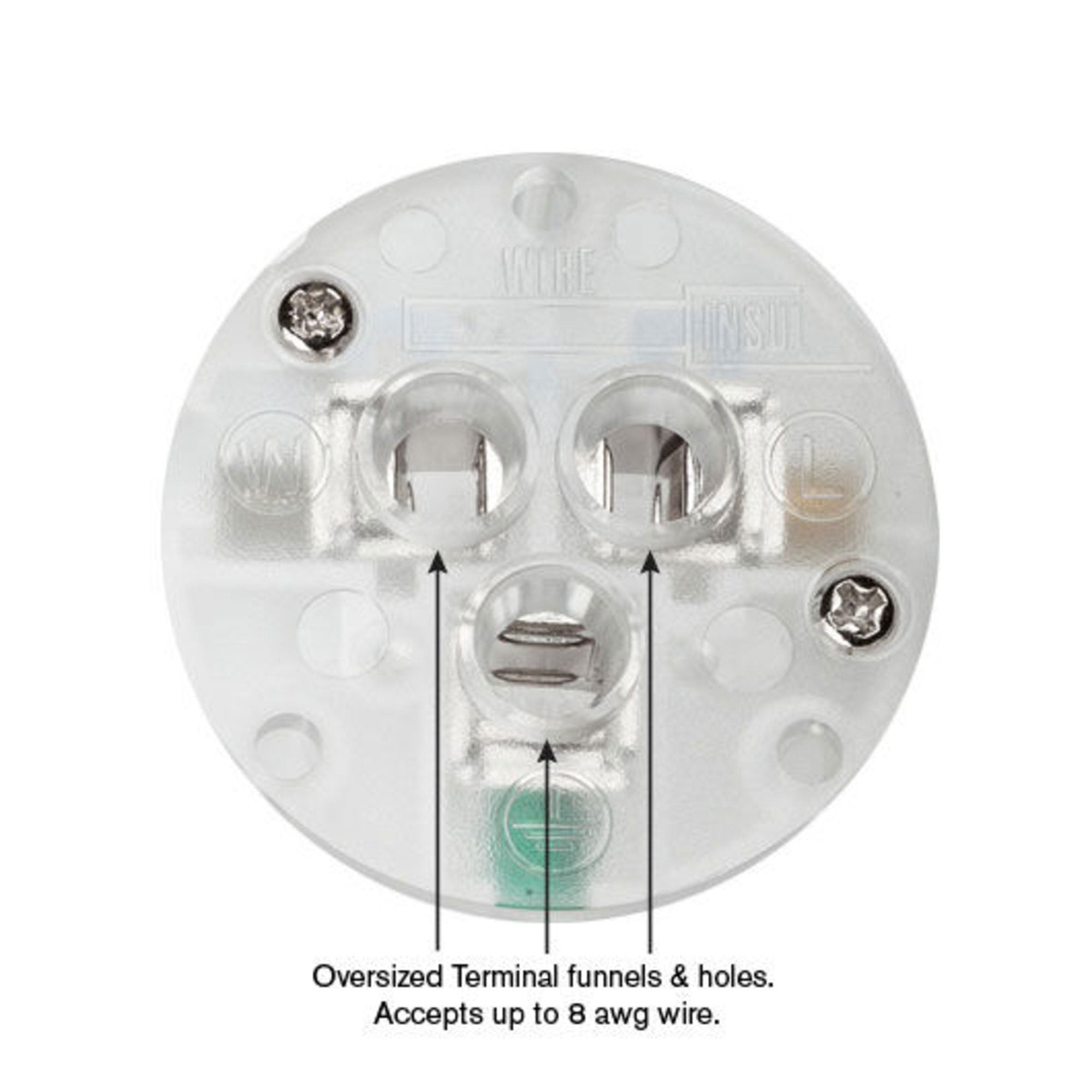 Wattgate 330 RH evo Rhodium Plated Audio Grade Edison AC Power Connector (Clear/Smoke)