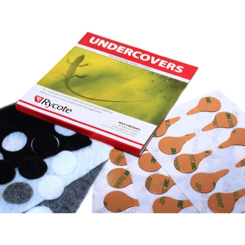 Rycote Undercovers Lavalier Wind Cover (White, 30 Pack)