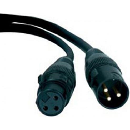 Whirlwind DMX3P10 DMX 3-Pin XLRF to XLRM Gold Contacts Cable (10')