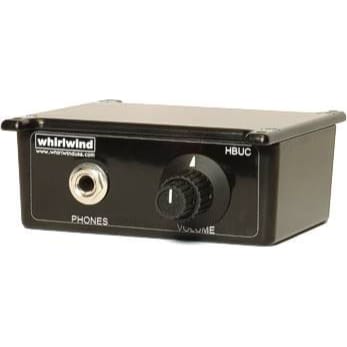 Whirlwind HBUC Under Counter Passive Stereo Headphone Control Box