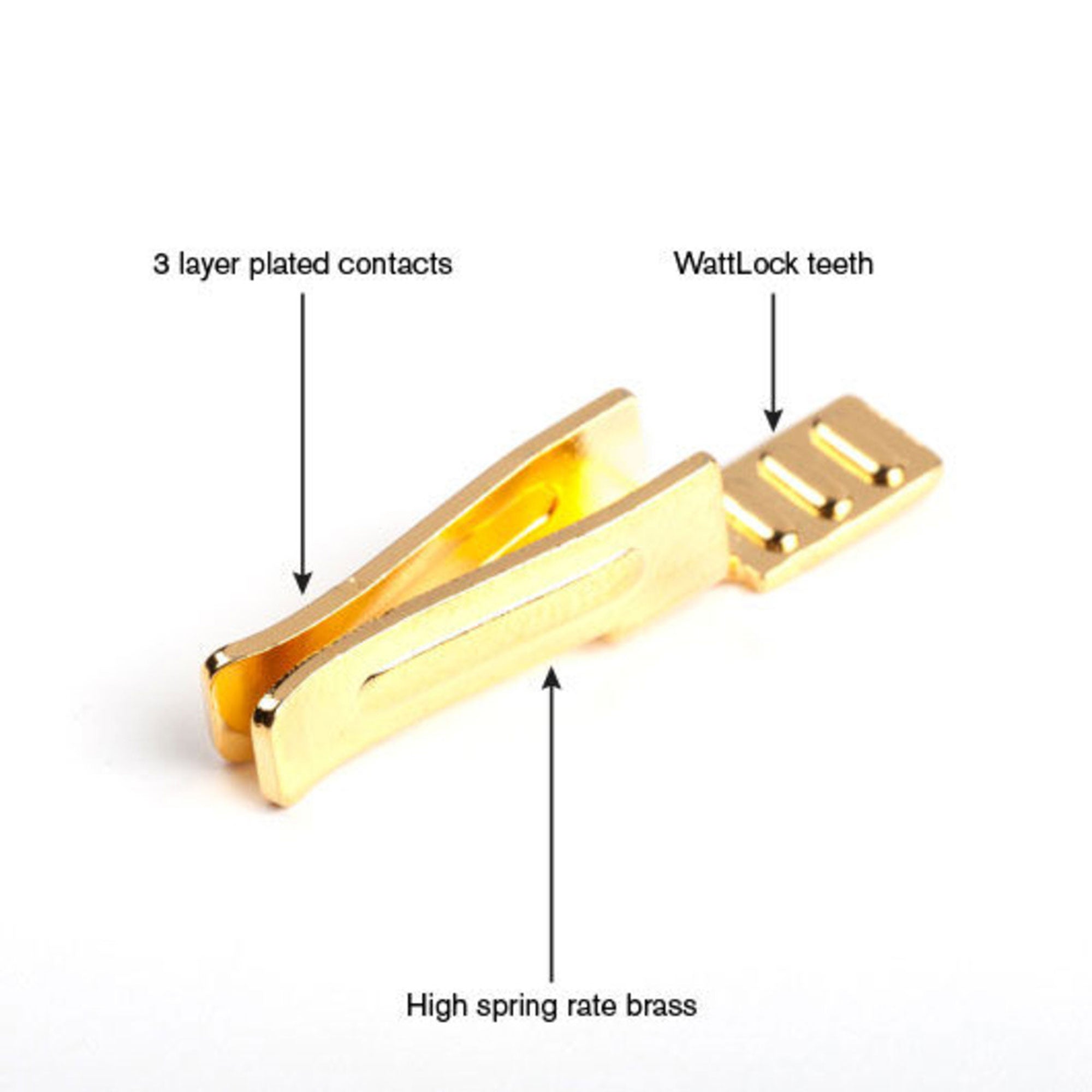 Wattgate 350 AU evo Gold Plated Audio Grade IEC AC Power Connector (Clear/Smoke)