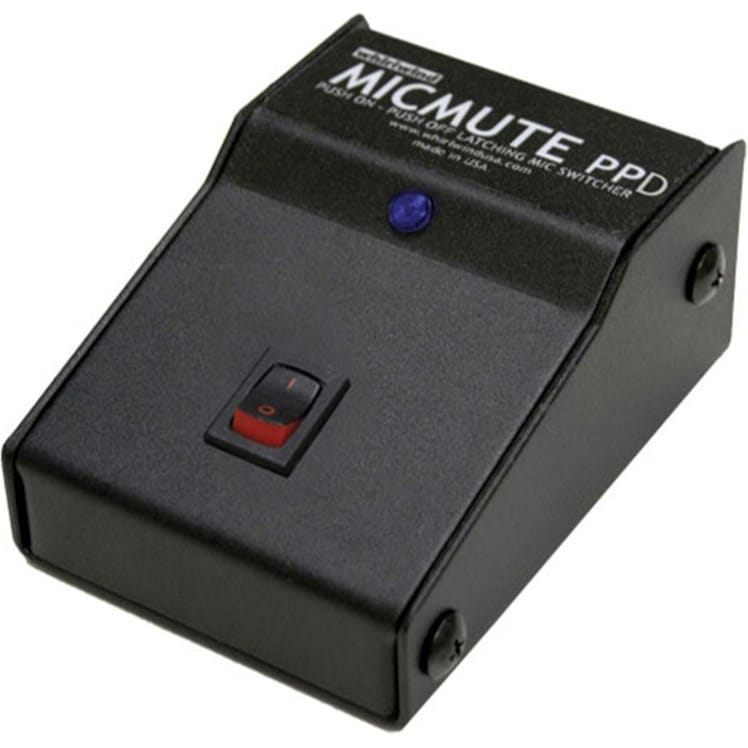 Whirlwind Micmute PPD Push-On/Push-Off Audio Switch (Desktop)