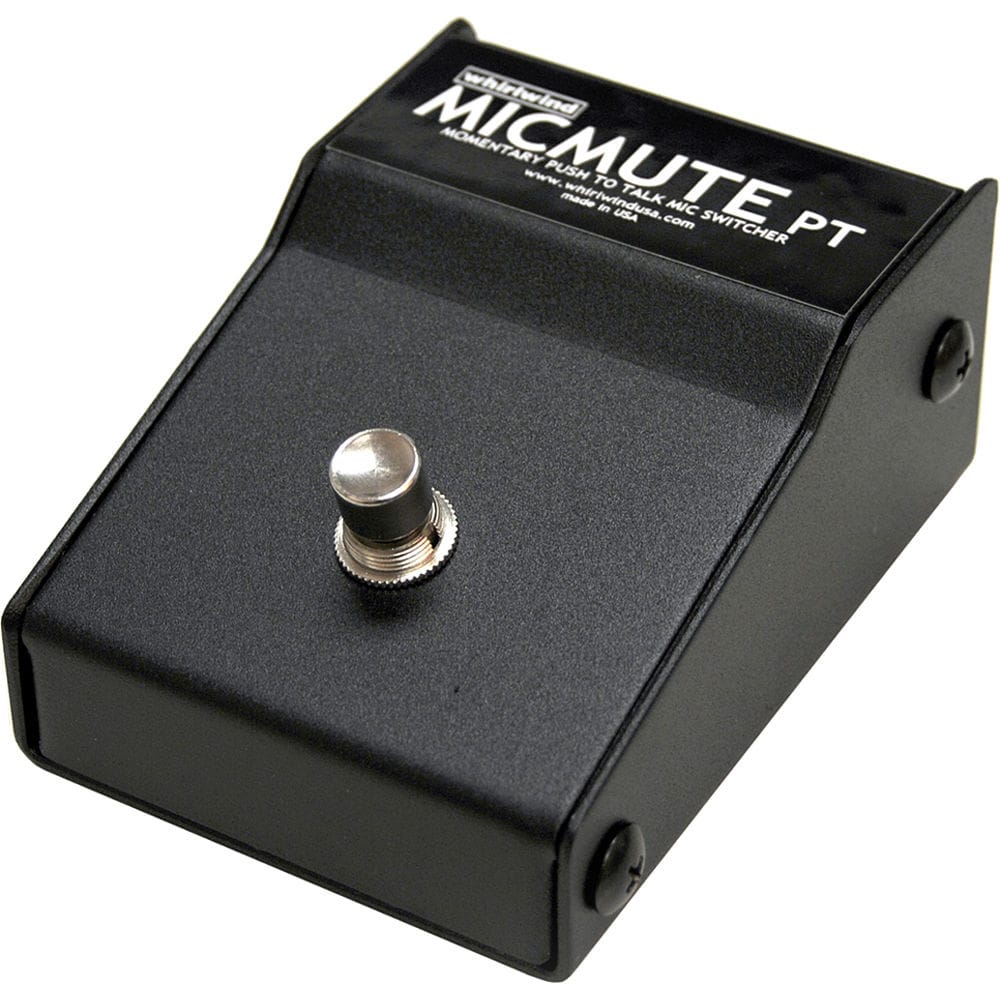 Whirlwind Micmute PT Push-to-Talk Audio Switch (Pedal)