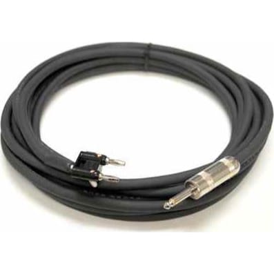 Whirlwind SPKR325G16 Speaker Cable to Dual Banana Connector (16 AWG, 25')
