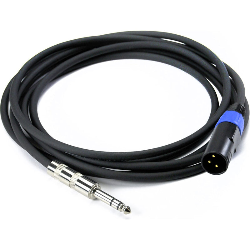 Whirlwind STM06 1/4" TRS Male to XLRM Cable (6')