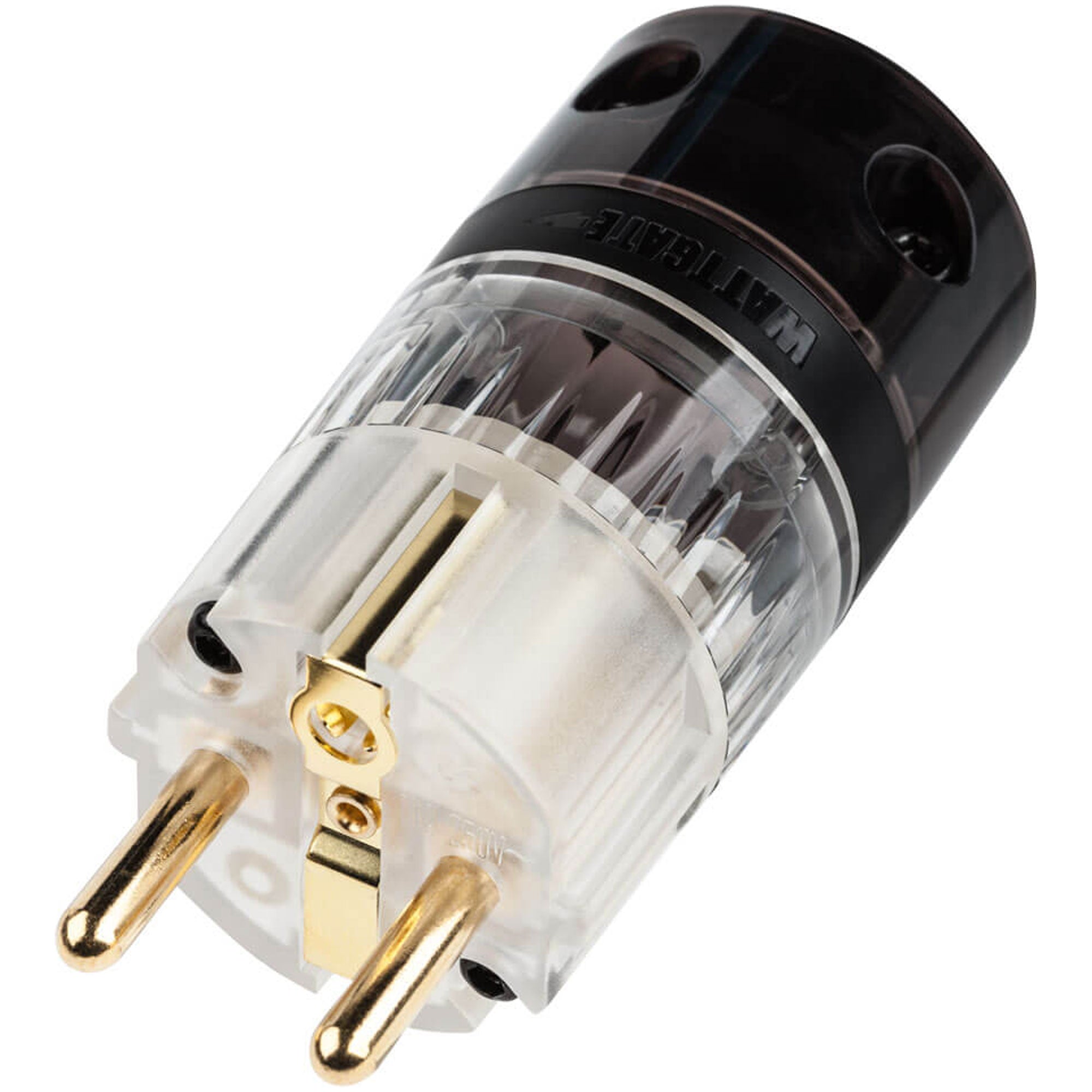 Wattgate 360 evo European Schuko AC Power Connector (Clear/Smoke)