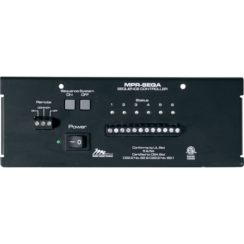 Middle Atlantic MPR-SEQA Power Sequencing Controller