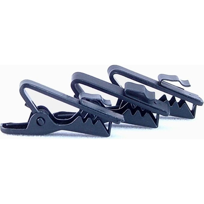 WindTech TC-7 Lavalier / Lapel Microphone Tie Clips (3 Pack)