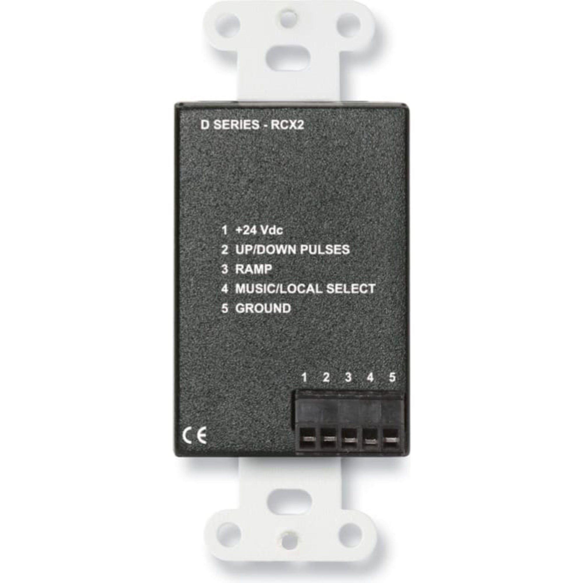 RDL DS-RCX2 Room Control for RCX-5C on Decora Plate (Stainless Steel)