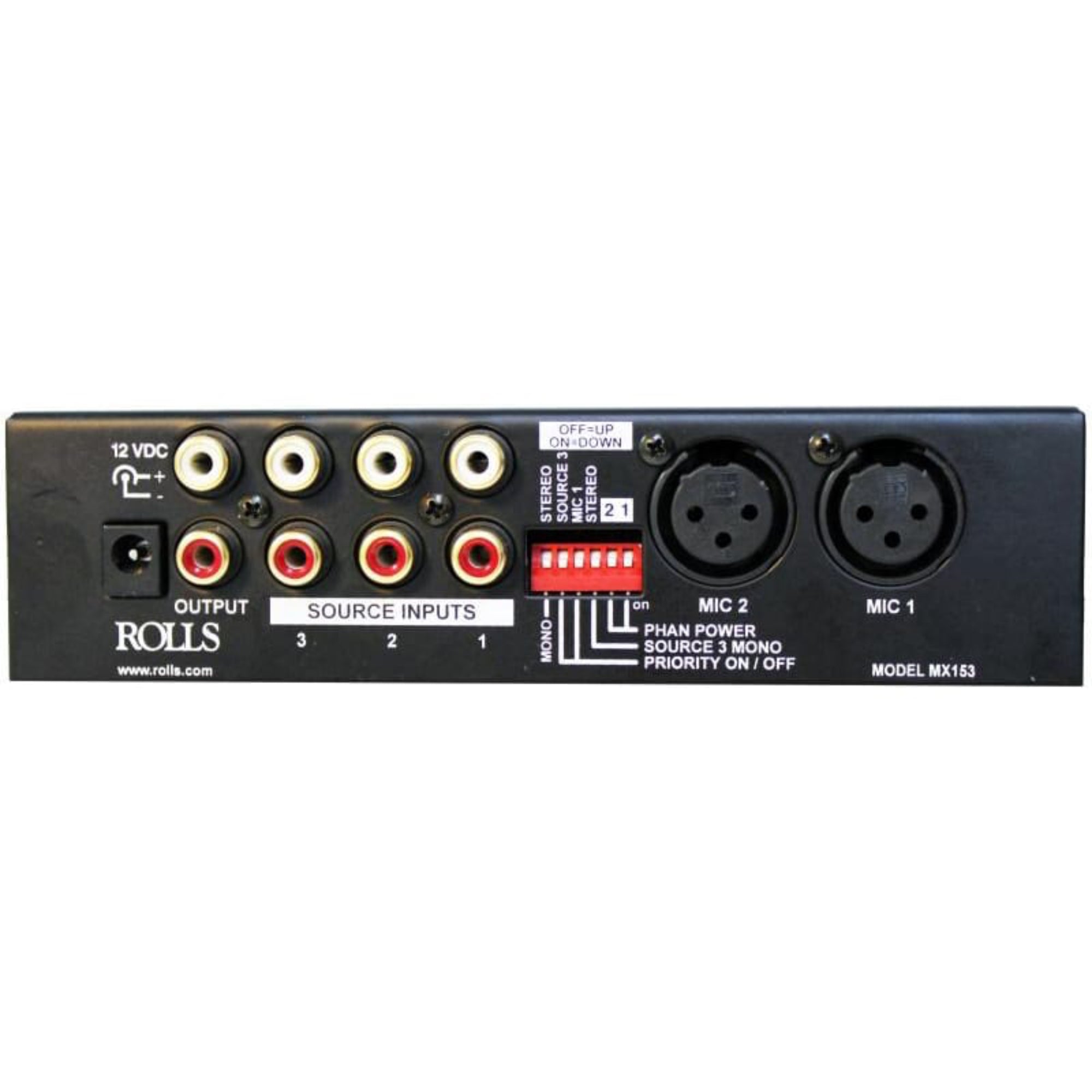Rolls MX153 Mix Mate 5-Channel Mixer